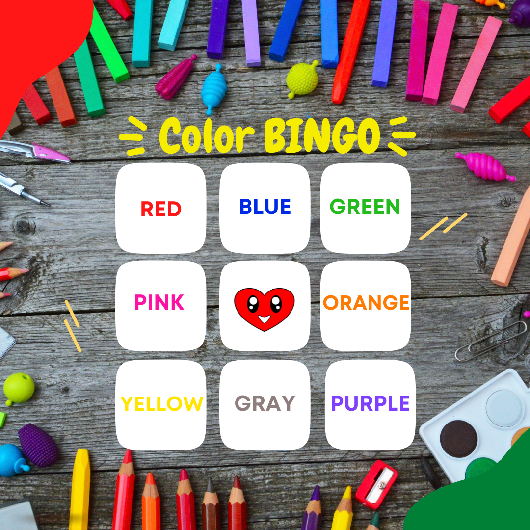 Color Bingo Board