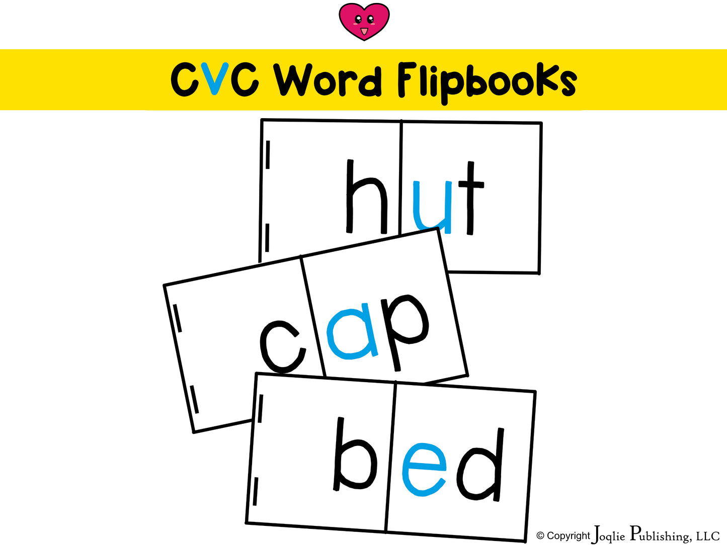 cvc-word-flipbooks-joqlie-publishing for Cvc Flip Book Printable Free CVC Word Flipbooks – Joqlie Publishing for Cvc Flip Book Printable Free
