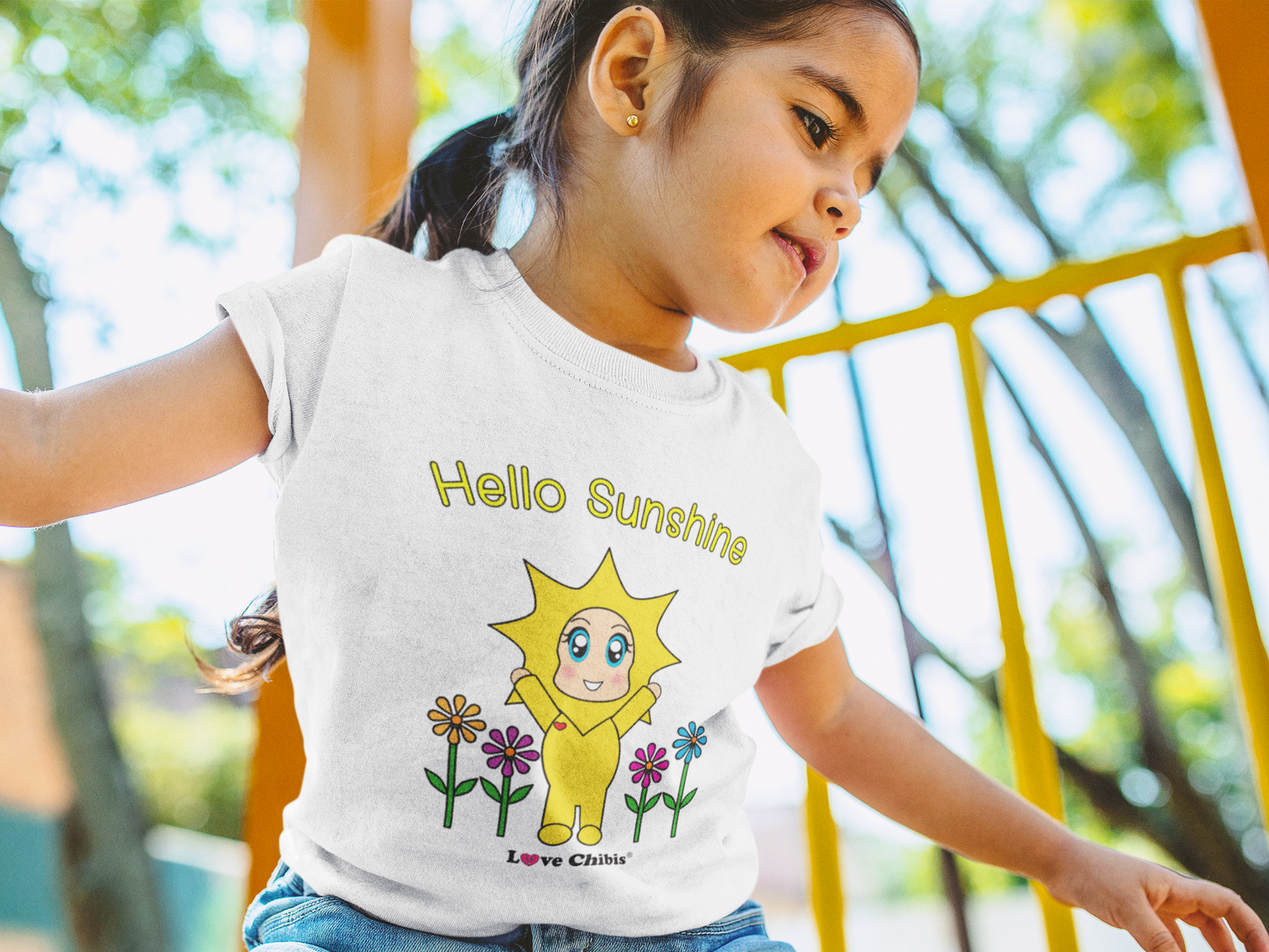 Love Chibis® Hello Sunshine Toddler Short Sleeve T-Shirt