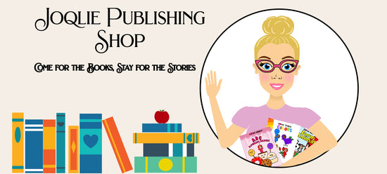 Joqlie Publishing Shop Banner - Come for the books, Stay for the stories