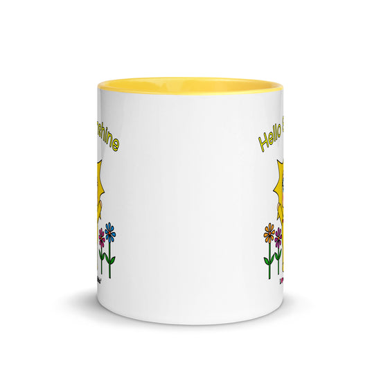 Love Chibis® Hello Sunshine Two Tone Yellow/White 11 oz Ceramic Mug